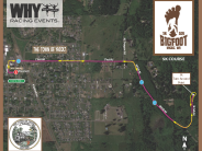 map of yacolt washington showing bigfoot fun run 5k course