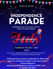 Independence Day Parade Flyer for Yacolt Washington 