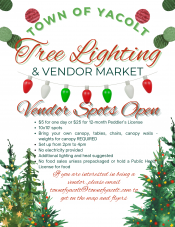 Flyer for Vendor Registration