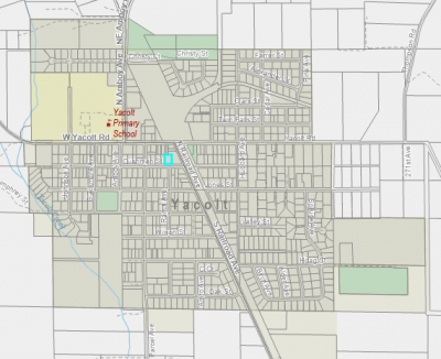 GIS map of the Town of Yacolt