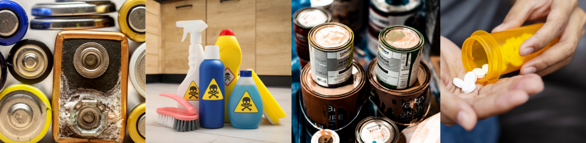 images of hazardous household waste items